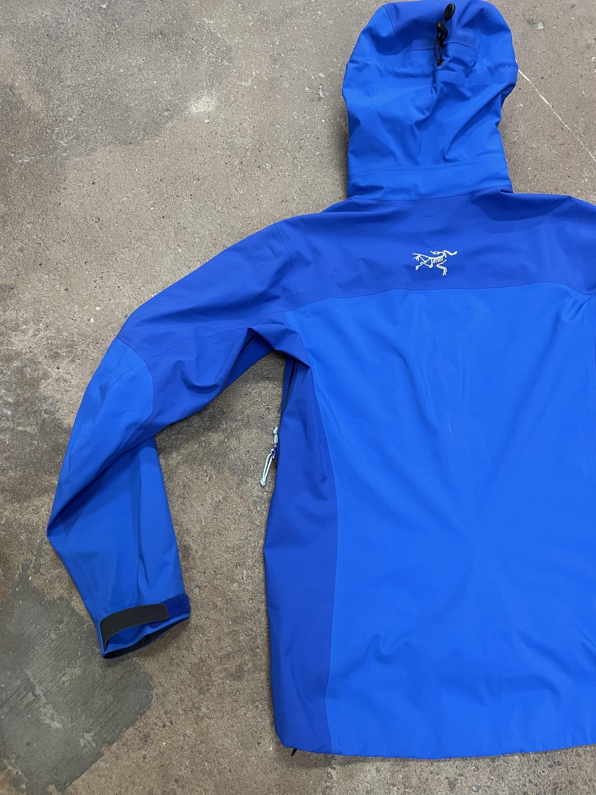 Arc'teryx Jacket Womens Medium Blue Gore Tex Hooded Waterproof Rain Shell Ski thumbnail 14