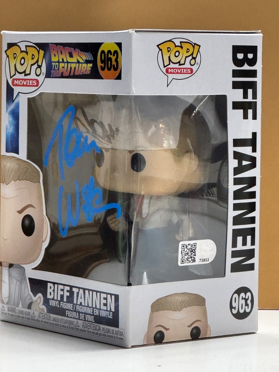 SIGNED Funko Pop! BACK TO THE FUTURE - BIFF TANNEN #963 COA