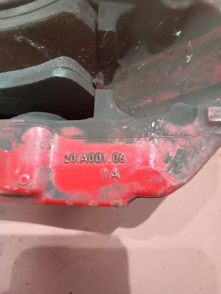 20A00106 2014-2019 Maserati Ghibli BREMBO RED Right Rear Brake Caliper