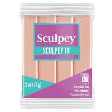5 Pack - Sculpey III Oven-Bake Clay 2oz-Beige - S302-093