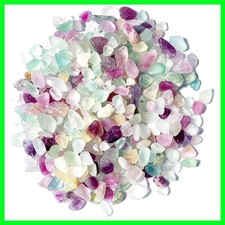 Chic 0.44lb Fluorite Aquarium Gravel - Unique Crushed Quartz for Vases Plants