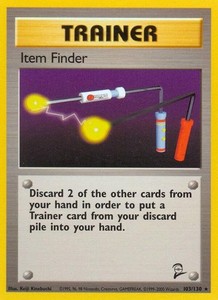 Item Finder 103/130 Base Set 2 Rare Trainer