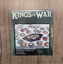 Kings of War Arc Template & Game Token Set NEW SEALED 28mm Mantic Games