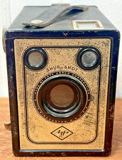 Agfa Ansco Vintage Shur Shot Box Camera TESTED WORKS