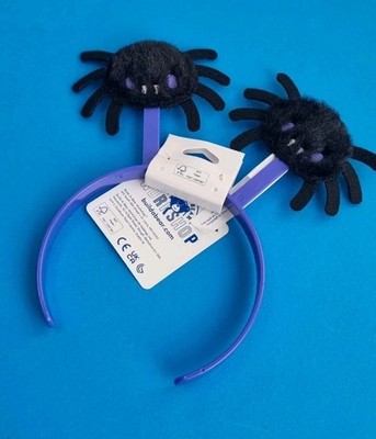 Build A Bear schwarze Spinnenohren Stirnband Stirnband für Ihr Plüsch Halloween neu mit Etikett 