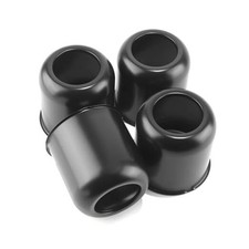 4Pcs 4.25" Push Through Wheel Center Caps Stainless Trailer Open Ended Hub Cap