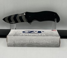 *NEW*UNBRANDED ZERO ZT0350TS STYLE*3.25" BLADE*BLACK/TIGER STRIPE**