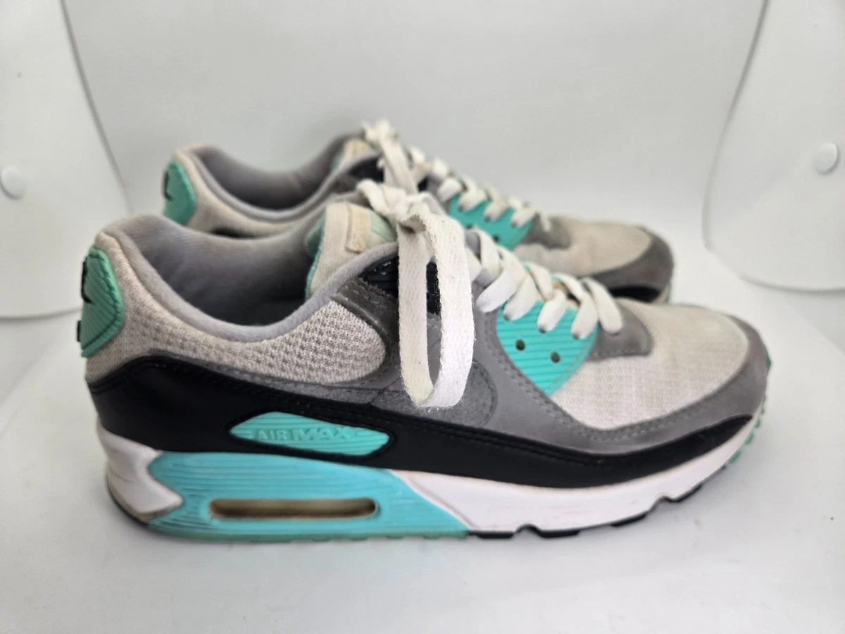 Nike Air Max 90 Shoes Men\'s 7 Hyper Turquoise Athletic Casual Retro Gym Sneakers Size 8.5- Nike Air Max 90 CD0881 100 Hyper Turquoise SUPER  main image 2