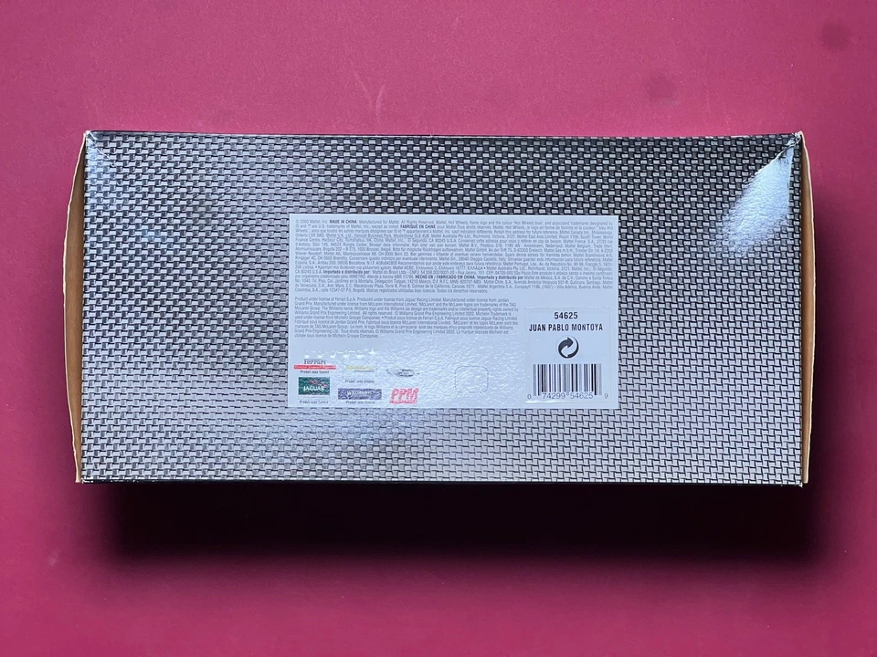 WILLIAMS F1 TEAM FW24 JUAN PABLO MONTOYA SCALE 1:18 HOTWHEELS RACING - Image 4 of 4