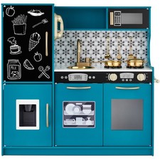 Best Choice Products Wooden Play Kitchen for Kids with 11 Accessories, Ages 3 