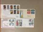 Four OLYMPIC GAMES fdc with multiple stamps:Belize,Russia,Germany,Cook Is