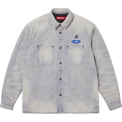 トップス Supreme Quilted Lined Denim Snap Shirt M Supreme Quilted Lined Denim Snap Shirt 4colors 26SS | eBay