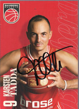 Autogramm Kasten Tadda Basketballspieler Originalunterschrift