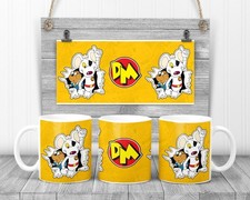 Dangermouse & Penfold Breaking Through WallMug, 11oz Ceramic Cup, Cult TV Gift