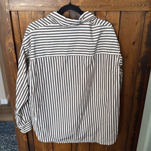 Aritzia Wilfred Free Relaxed Poplin Shirt, Size XS - Picture 5 of 10