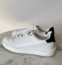 Steve Madden Women s Charlie Platform White Sneakers Size 8.5