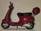 Barbie My Scene Maroon Vespa Scooter Mattel 2002 Chelsea Motorcycle Only