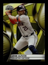 2025 Topps Chrome Black Gold Refractor #139 Jose Altuve 32/50 ASTROS