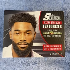 Luster's S-Curl EXTRA STRENGTH TEXTURIZER 2-APPLICATIONS Olive & Argan Oil HAIR