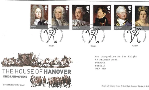 GB Comm/FDC - The House of Hanover - Edinburgh -  2011 (RM965)