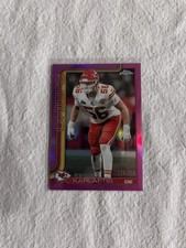 2025 Topps Chrome Football #152 /250 George Karlaftis Pink Refractor KC Chiefs