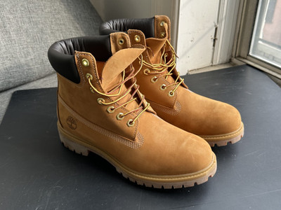Timberland 6-Inch Premium Waterproof Boot, Wheat, Men's US 8.5, Medium Width