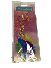 dream catcher rainbow unicorn with feathers 10 inches