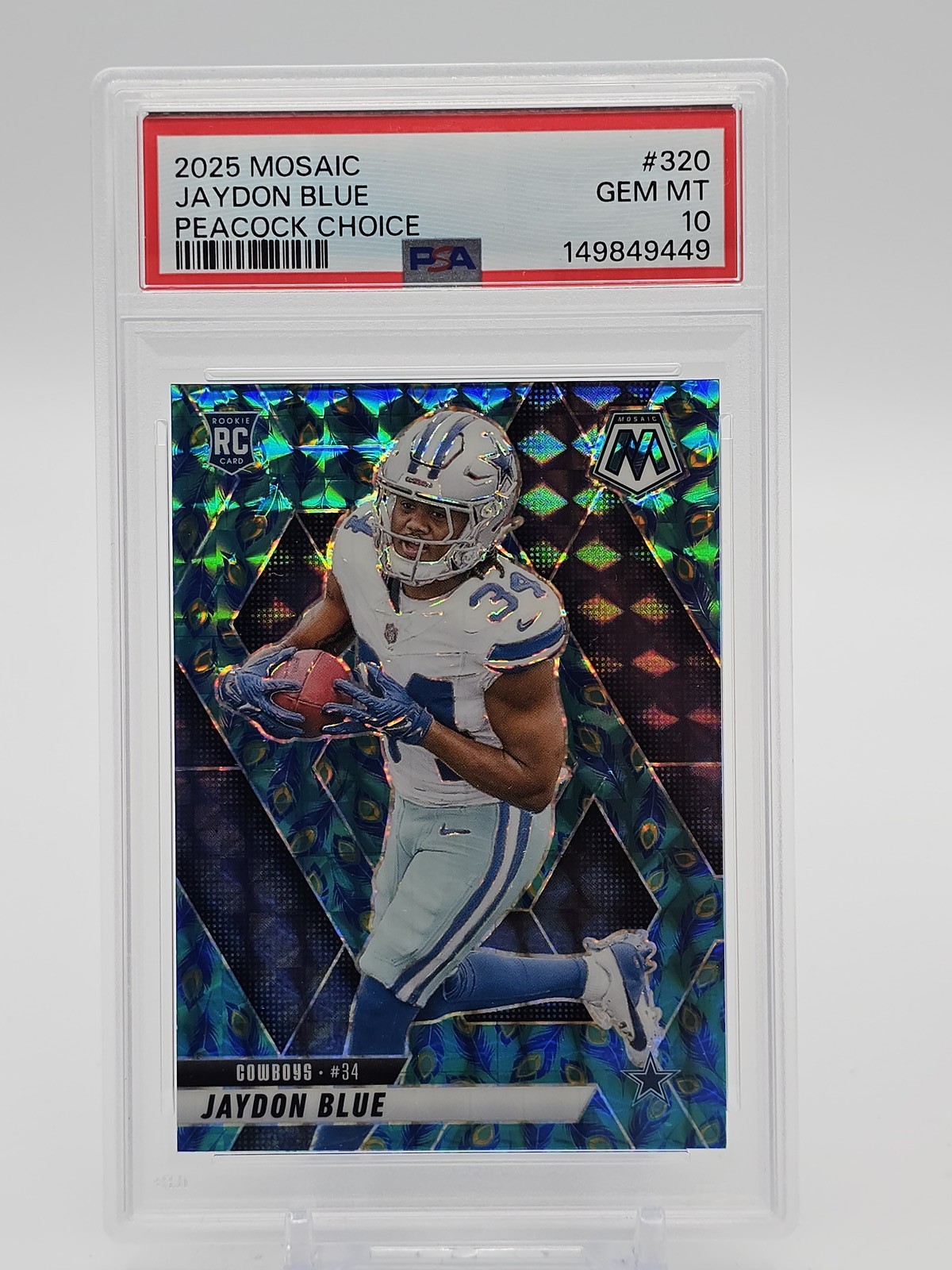 Jaydon Blue Panini Mosaic #320 Peacock Choice