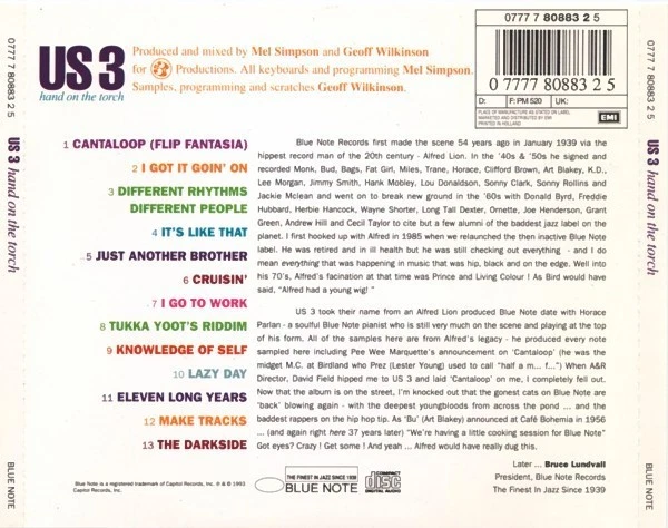 CD US 3: Hand on the torch - Bild 2 von 2