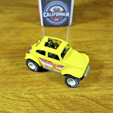 Vintage Hot Wheels Real Riders VW Baja Bug Yellow White Hubs Malaysia 1984 5907