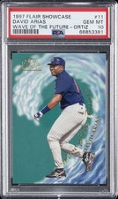 1997 FLAIR SHOWCASE WAVE OF THE FUTURE ORTIZ #11 DAVID ARIAS PSA 10