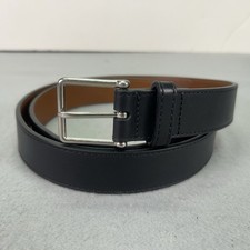 Shinola Detroit Black Leather Belt Men’s 42 Made In The USA