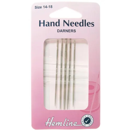 Hemline Darner Hand Needles Yarn Darners - Size 14 - 18