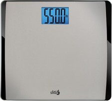 Precision 550 Pound Extra-High Capacity Digital Bathroom Scale, Extra-Wide Platf