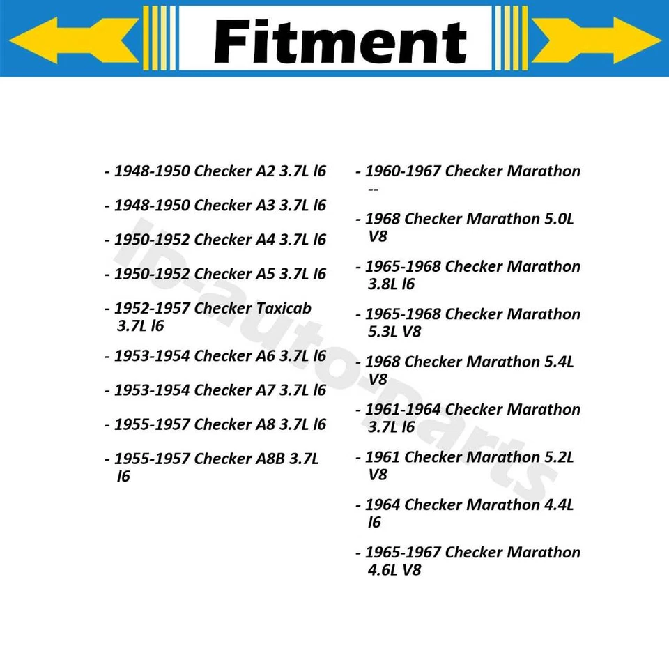 Cilindro de rueda de freno trasero Dorman 2 piezas para Checker A6 1953-1954 Foto 2 de 4