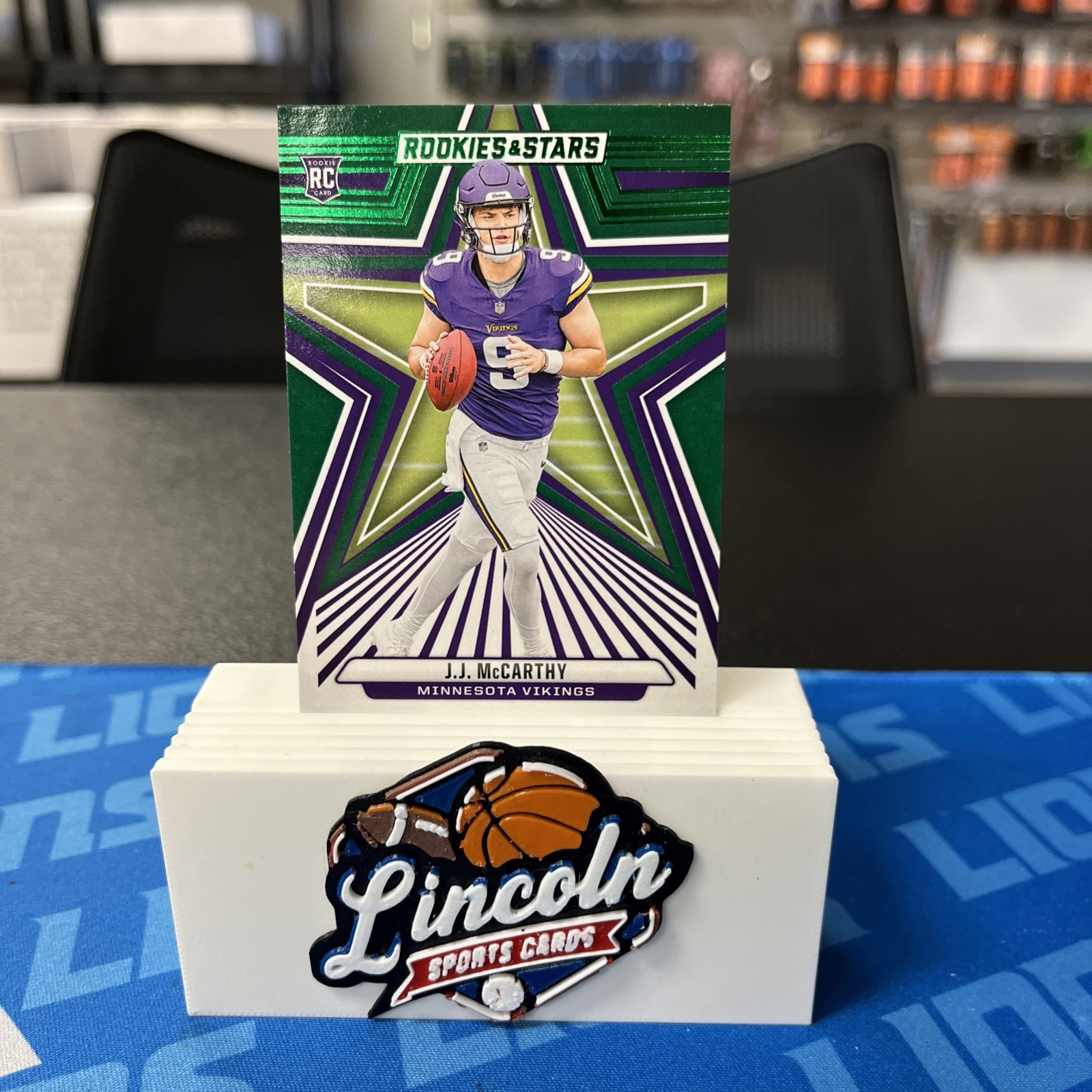 2024 Panini Rookies & Stars - Rookies J.J. McCarthy #135 Green (RC)