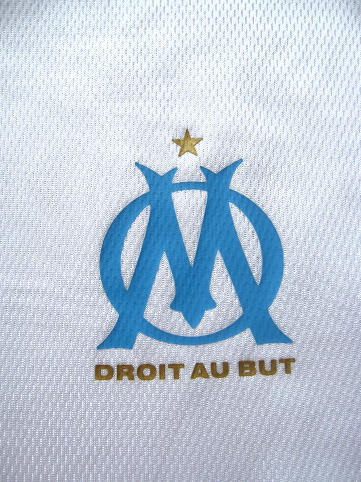 Maillot Puma Olympique Marseille 2018 blanc ciel Entrainement OM Homme - XL - Photo 4/4