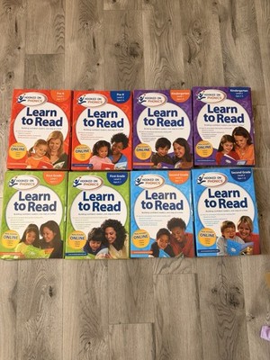 Hooked on Phonics Learn to Read Box Set Pre-K-2 Coursebook Book/DVD