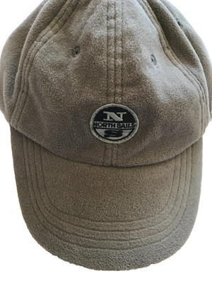 NORTH SAILS VISOR HAT CAP MAN ADJUSTABLE GRAY STRAPBACK ONE SIZE