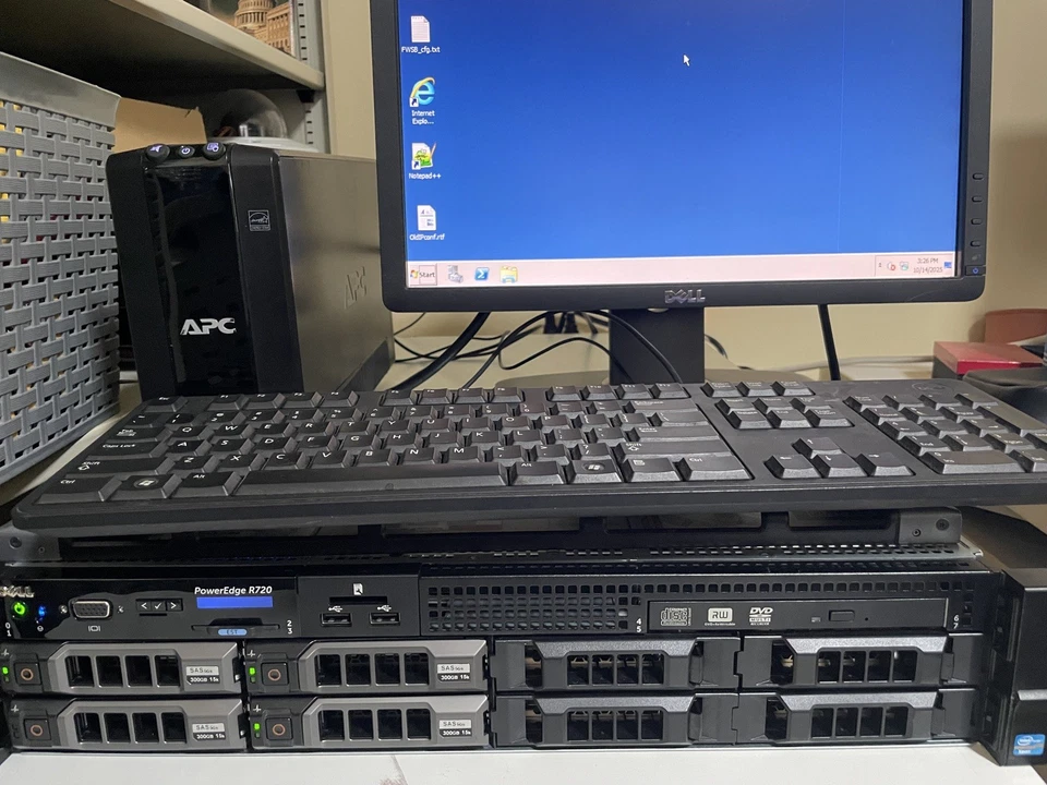 Dell R720 Server/ 2x Intel Xeon E5-2620/ 8GB Ram/ 4x 300GB 15k HD - Image 2 of 4