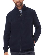 Barbour Mens Nelson Wool Full-Zip Cardigan Sw...