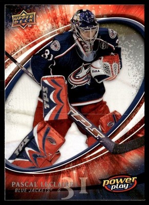 2008-09 Upper Deck Power Play Box Set Pascal Leclaire Columbus Blue Jackets #88