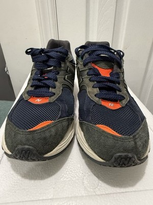 New Balance 2002r Navy Gray Orange Size Kith X Santis Made