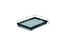 Mahle LX 1269 Luftfilter FüR Mini Mini (R50, R53)