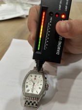 MICHELE Releve Chronograph Diamond Accent Sil...