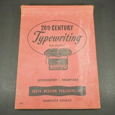 20TH CENTURY TYPEWRITING 5TH EDITION Complete Course SW Publishing 1947 thumbnail