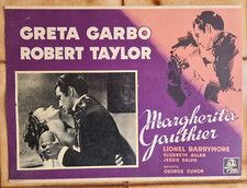 MARGHERITA GAUTHIER GRETA GARBO ROBERT TAYLOR FOTOBUSTA ORIGINALE CARTONATA