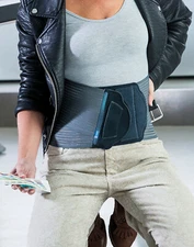 LombaSkin Second Skin Effect Compact Lumbar Support Belt - 2 Depths, 21 & 26 cm