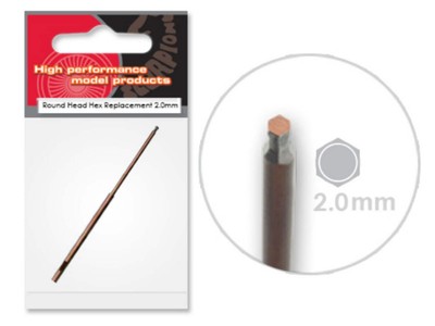 Scorpion 2.0mm Round HEX Driver Replacement TIP : SC-HEX-DRIVERROUND-TIP-20