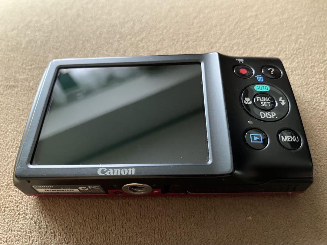Canon PowerShot A2300 Compact Digital Camera Pink Red w Canon PowerShot A2300 Compact Digital Camera Pink Red w